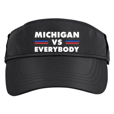 Michigan Vs Everybody Retro Adult Drive Performance Visor