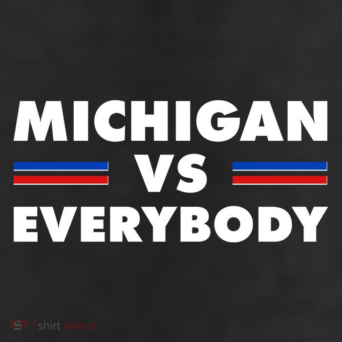 Michigan Vs Everybody Retro 11oz C Handle Ceramic Mug