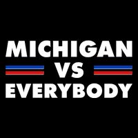Michigan Vs Everybody Retro Magnet