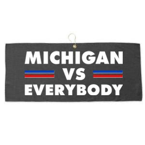 Michigan Vs Everybody Retro Large Microfiber Waffle Golf Towel