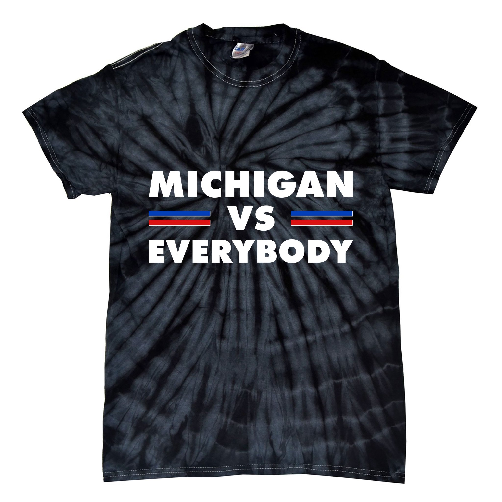 Michigan Vs Everybody Retro Tie-Dye T-Shirt