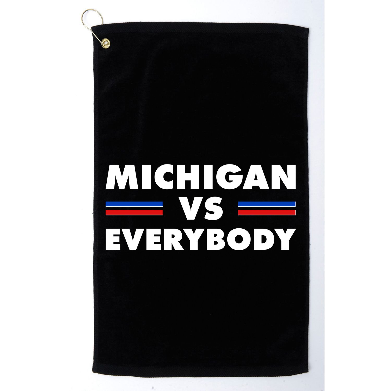 Michigan Vs Everybody Retro Golf Towel