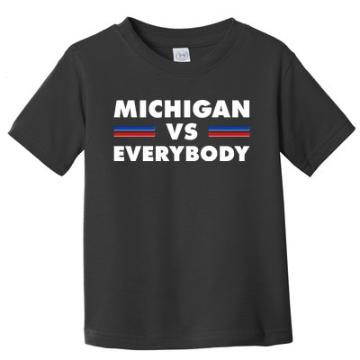 Michigan Vs Everybody Retro Toddler T-Shirt