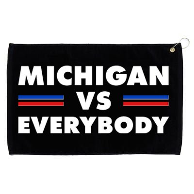 Michigan Vs Everybody Retro Grommeted Golf Towel