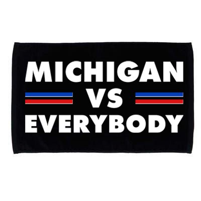 Michigan Vs Everybody Retro Microfiber Hand Towel