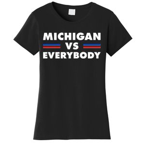 Michigan Vs Everybody Retro Women's T-Shirt