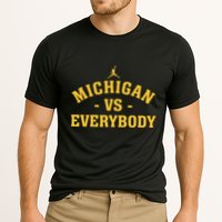 Michigan vs Everyone Everybody Quote Funny Cooling Performance Crew T-Shirt