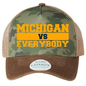 Michigan Versus Everybody Football Sports Fan Legacy Tie Dye Trucker Hat