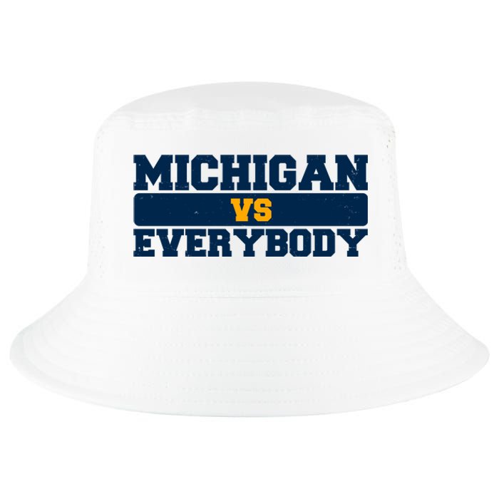 Michigan Versus Everybody Football Sports Fan Cool Comfort Performance Bucket Hat