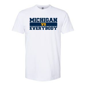 Michigan Versus Everybody Football Sports Fan Softstyle CVC T-Shirt