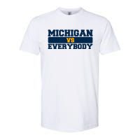 Michigan Versus Everybody Football Sports Fan Softstyle CVC T-Shirt