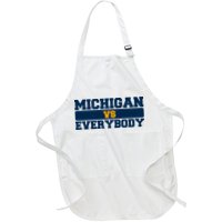 Michigan Versus Everybody Football Sports Fan Apron