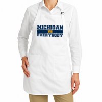 Michigan Versus Everybody Football Sports Fan Apron