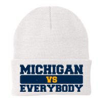 Michigan Versus Everybody Football Sports Fan Knit Cap Winter Beanie