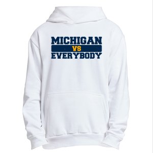 Michigan Versus Everybody Football Sports Fan Urban Pullover Hoodie