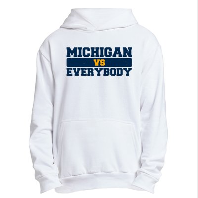 Michigan Versus Everybody Football Sports Fan Urban Pullover Hoodie