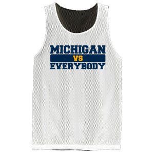 Michigan Versus Everybody Football Sports Fan Mesh Reversible Basketball Jersey Tank