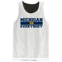 Michigan Versus Everybody Football Sports Fan Mesh Reversible Basketball Jersey Tank