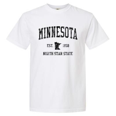 Minnesota Vintage Established Sports Design Garment-Dyed Heavyweight T-Shirt