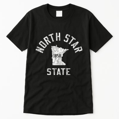 Minnesota Vintage Established Sports Design North Star State Tall T-Shirt