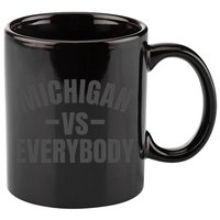 Michigan Verses Everybody Vs Graystyle 11oz C Handle Ceramic Mug