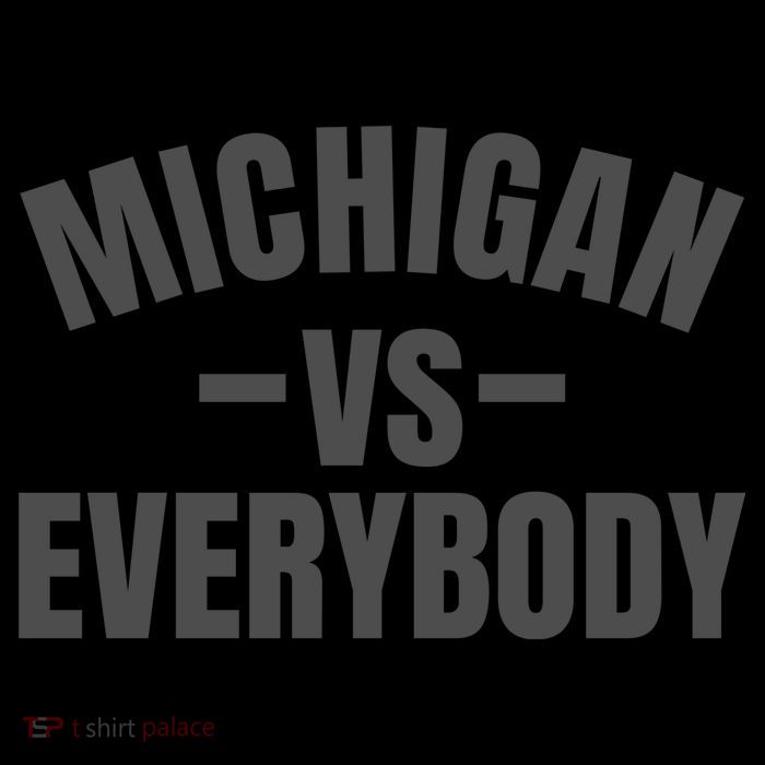 Michigan Verses Everybody Vs Graystyle Flatbill Hat