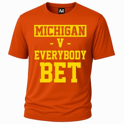 Michigan V Everybody Bet Cooling Performance Crew T-Shirt