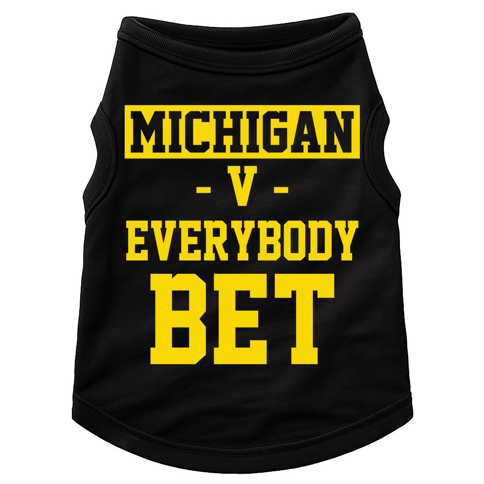 Michigan V Everybody Bet Doggie Tank