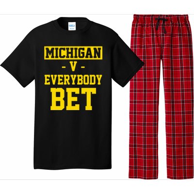 Michigan V Everybody Bet Pajama Set