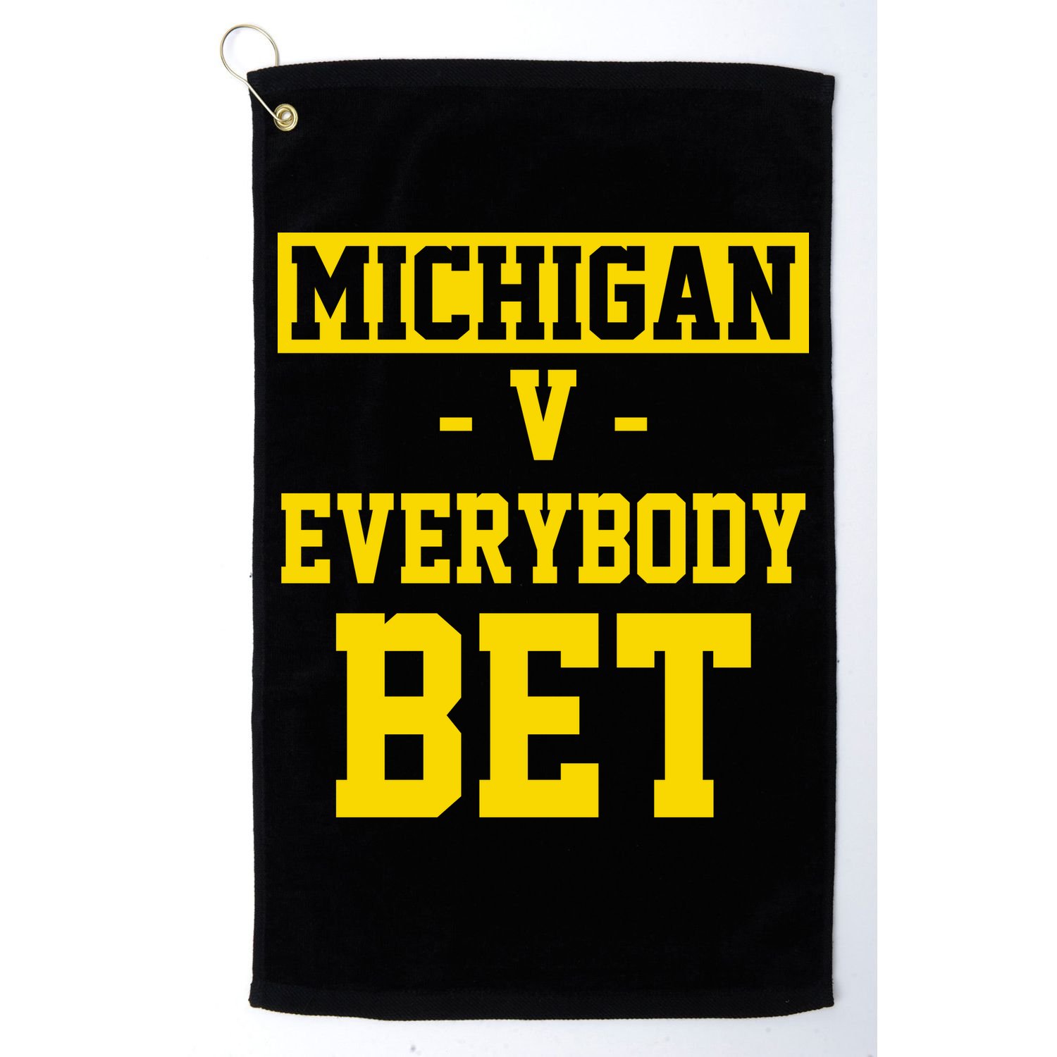 Michigan V Everybody Bet Golf Towel