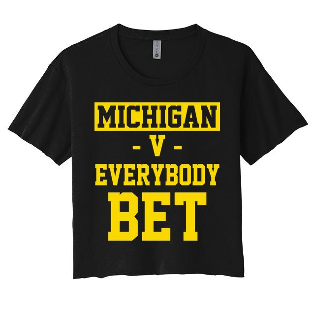 Michigan V Everybody Bet Crop Top