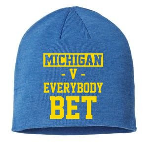 Michigan V Everybody Bet Sustainable Beanie