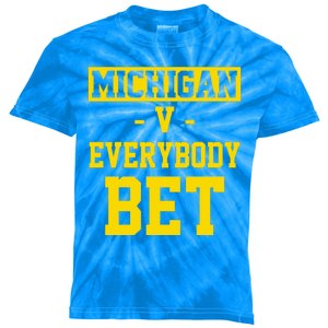 Michigan V Everybody Bet Kids Tie-Dye T-Shirt