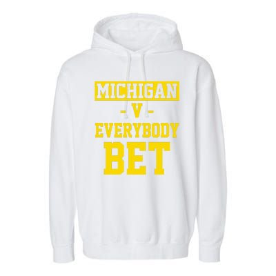 Michigan V Everybody Bet Garment-Dyed Fleece Hoodie