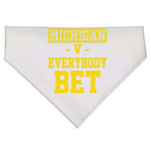 Michigan V Everybody Bet USA-Made Doggie Bandana