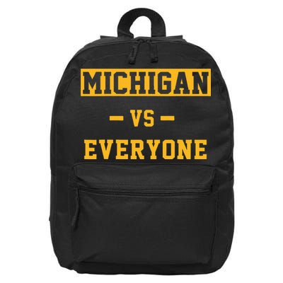 Michigan vs Everything Everyone  16 in Basic Backpack