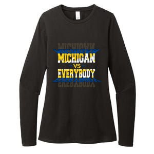 Michigan Vs. Everyone Womens CVC Long Sleeve Shirt