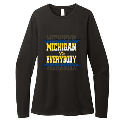 Michigan Vs. Everyone Womens CVC Long Sleeve Shirt