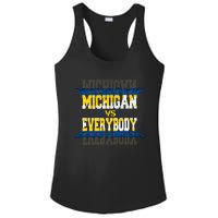 Michigan Vs. Everyone Ladies PosiCharge Competitor Racerback Tank