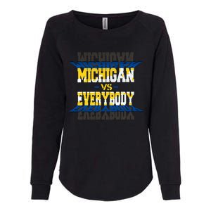 Michigan Vs. Everyone Womens California Wash Sweatshirt