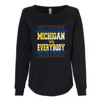 Michigan Vs. Everyone Womens California Wash Sweatshirt