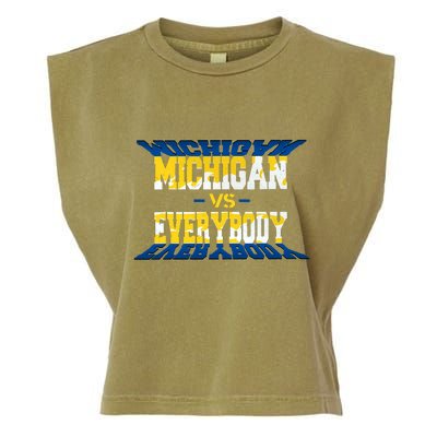 Michigan Vs. Everyone Garment-Dyed Women's Muscle Tee