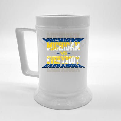 Michigan Vs. Everyone Beer Stein