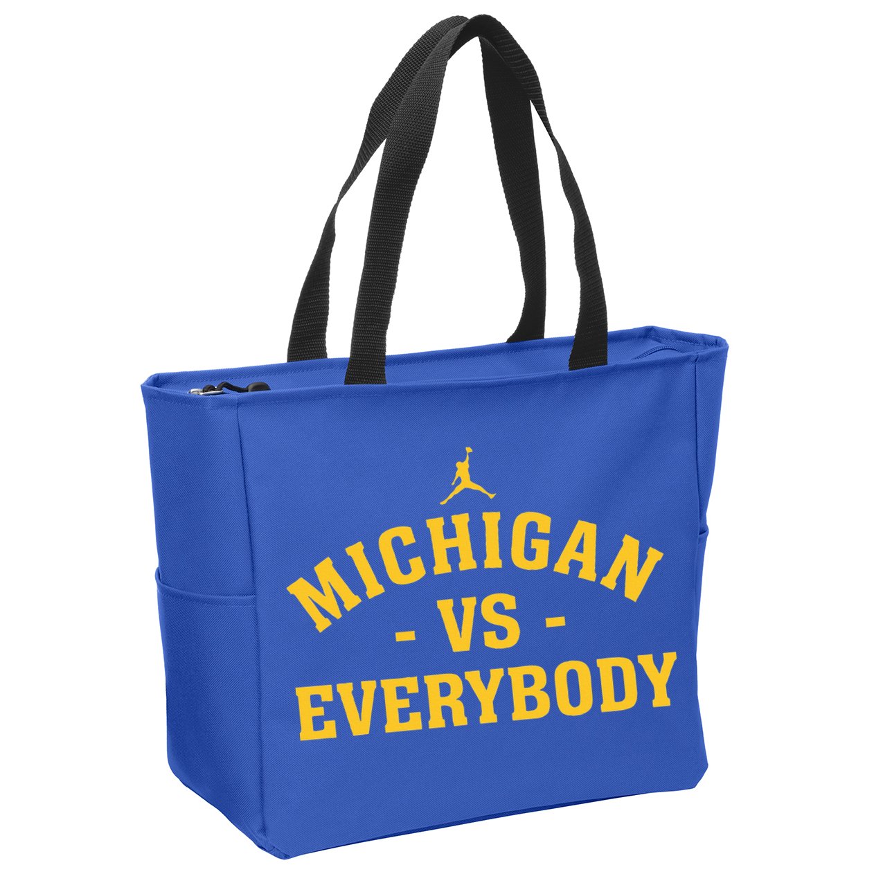 Michigan vs Everyone Everybody Quote Funny  Zip Tote Bag