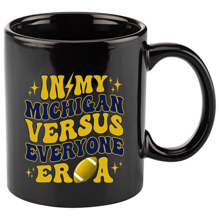 Michigan vs Everyone Everybody World  11oz C Handle Ceramic Mug