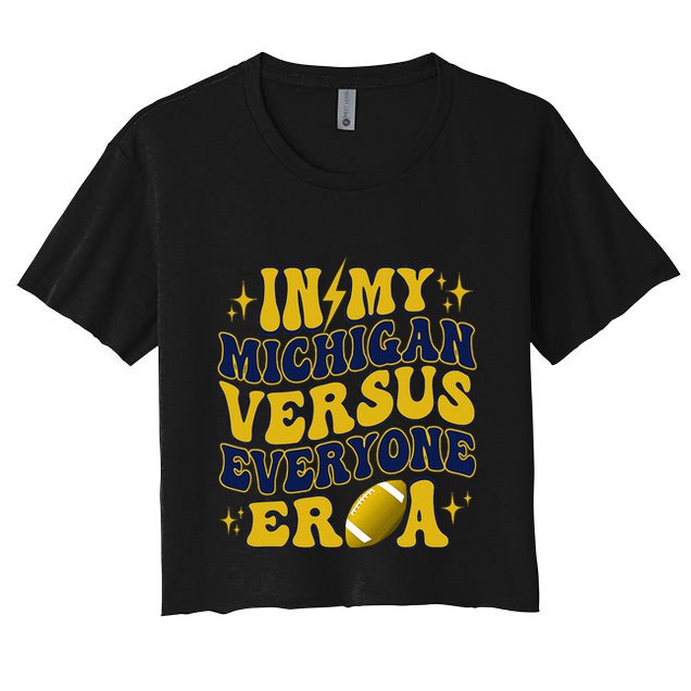 Michigan vs Everyone Everybody World  Crop Top
