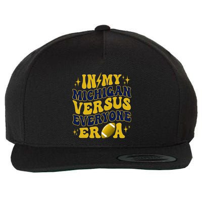Michigan vs Everyone Everybody World  Wool Snapback Cap