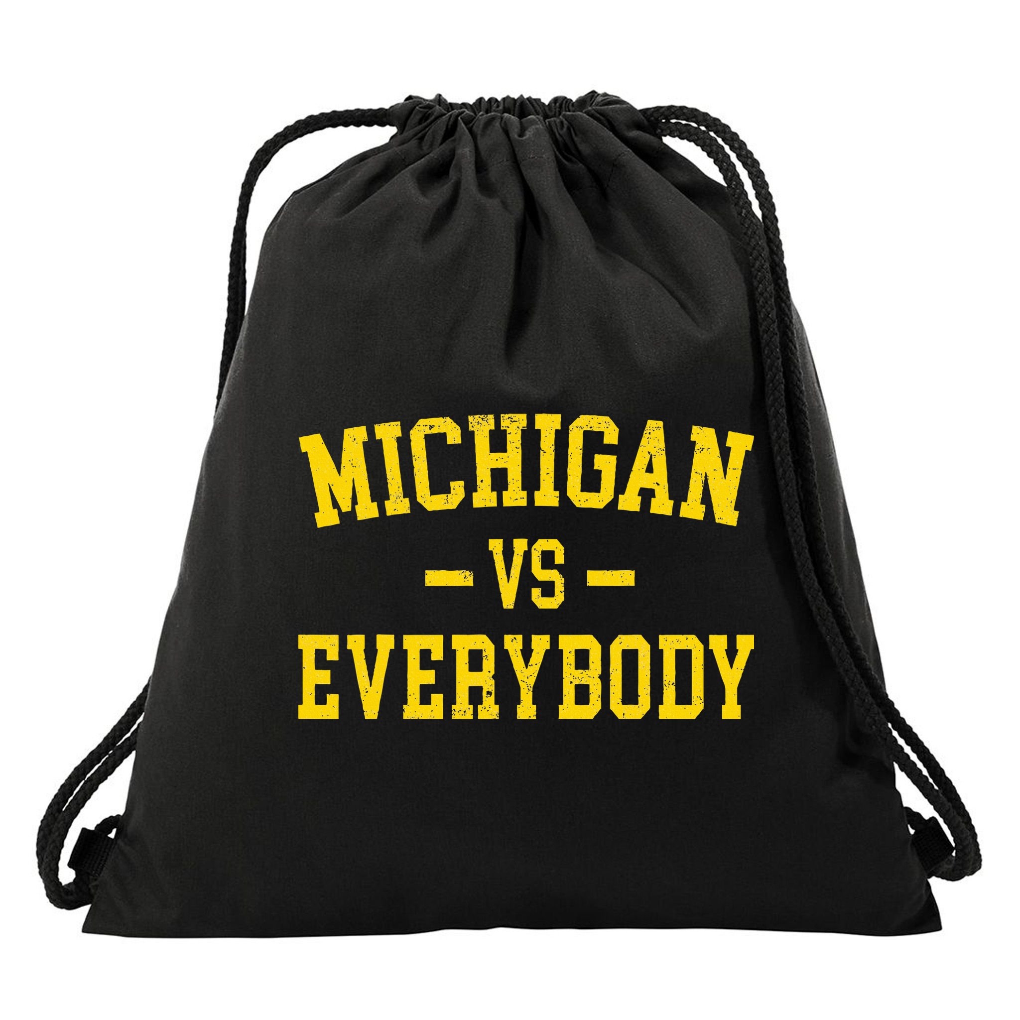 Michigan vs Everyone Everybody Quotes  Drawstring Bag