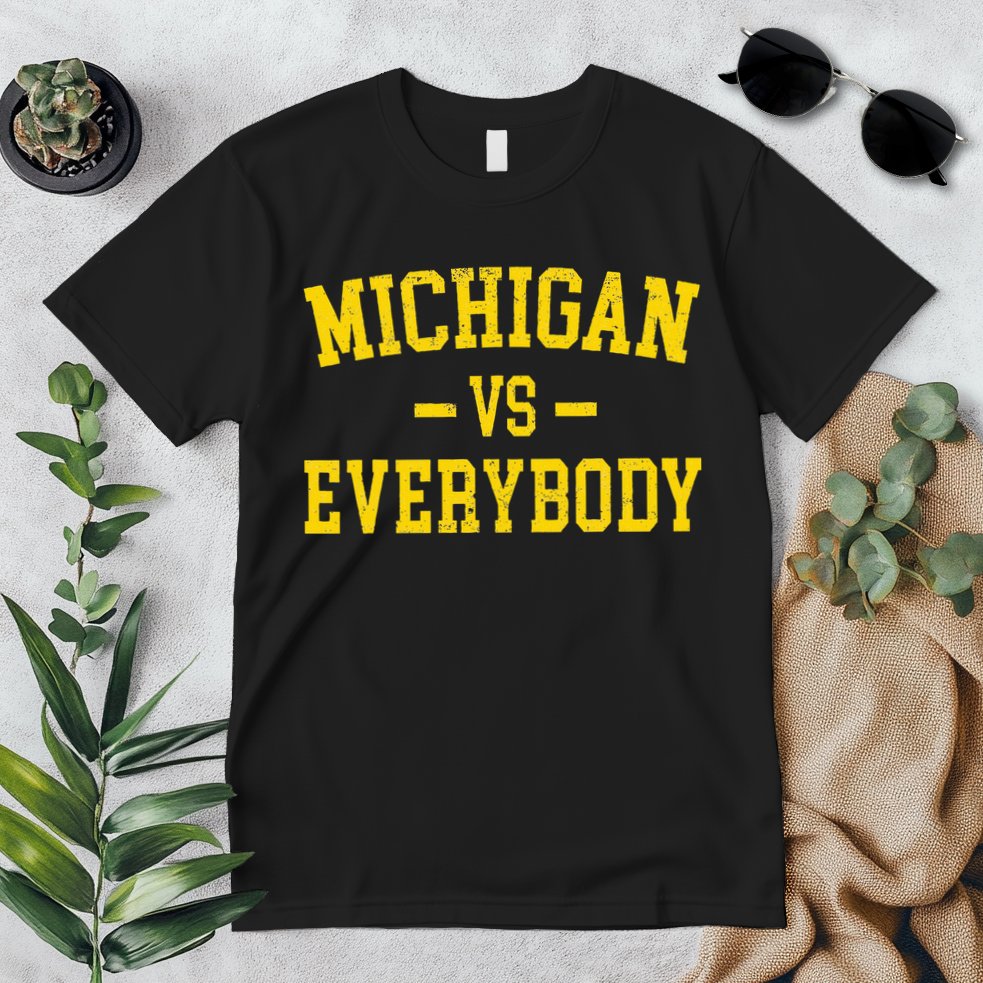 Michigan vs Everyone Everybody Quotes  Premium T-Shirt
