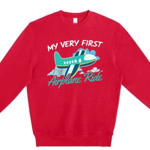 My Very First Plane Ride Premium Crewneck Sweatshirt